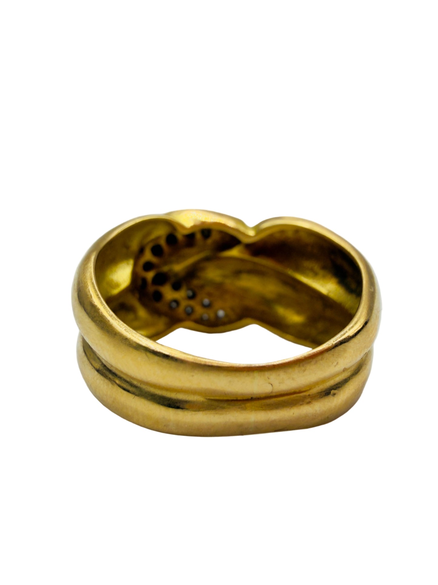 Bague sertir Diamants naturel Or 750/1000