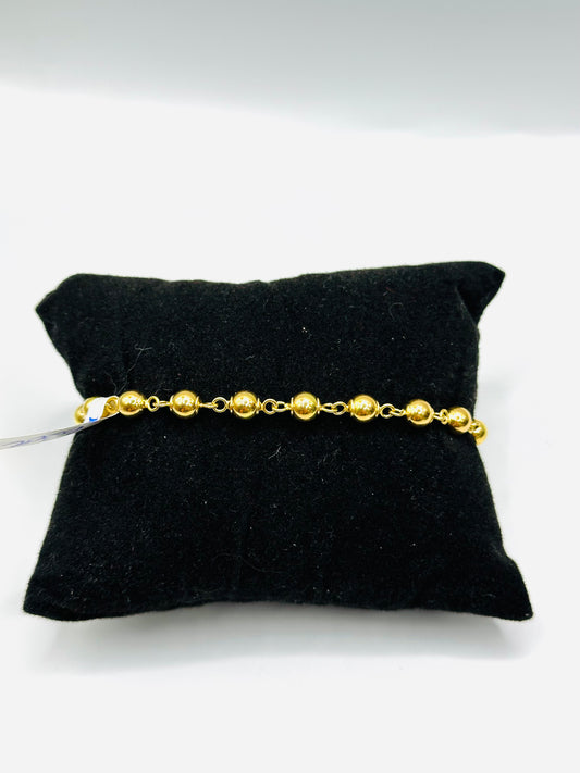 Bracelet perles de Marseille Or 750/1000