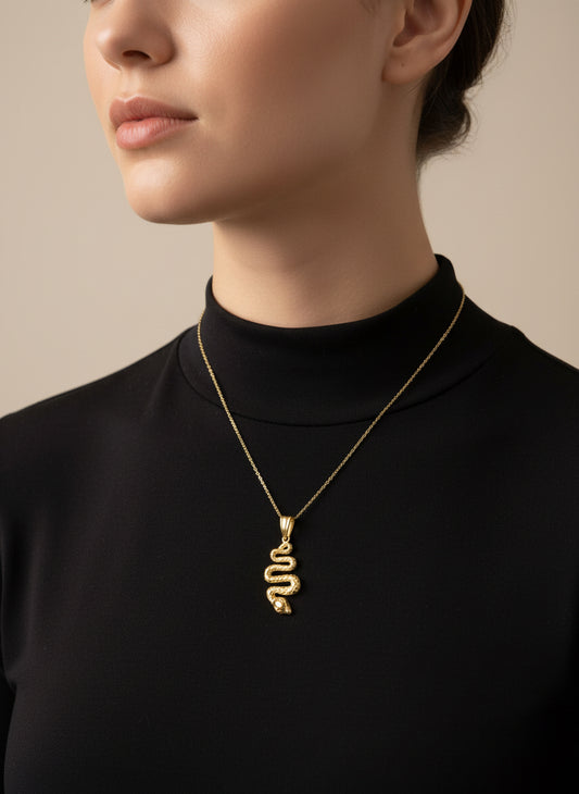 Pendentif Serpent 🐍 Or 750/1000