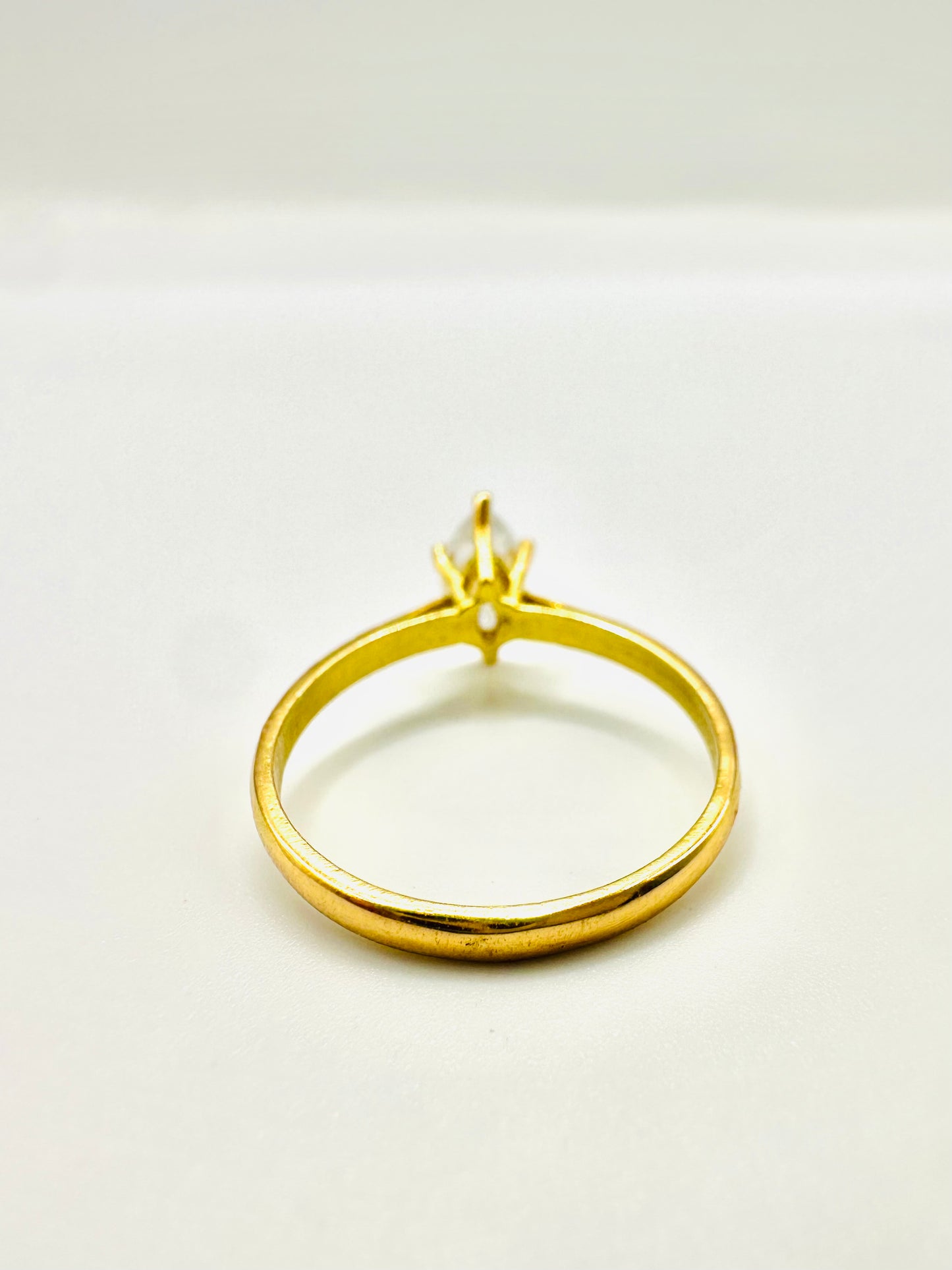 Bague mariage marquise Or 750/1000