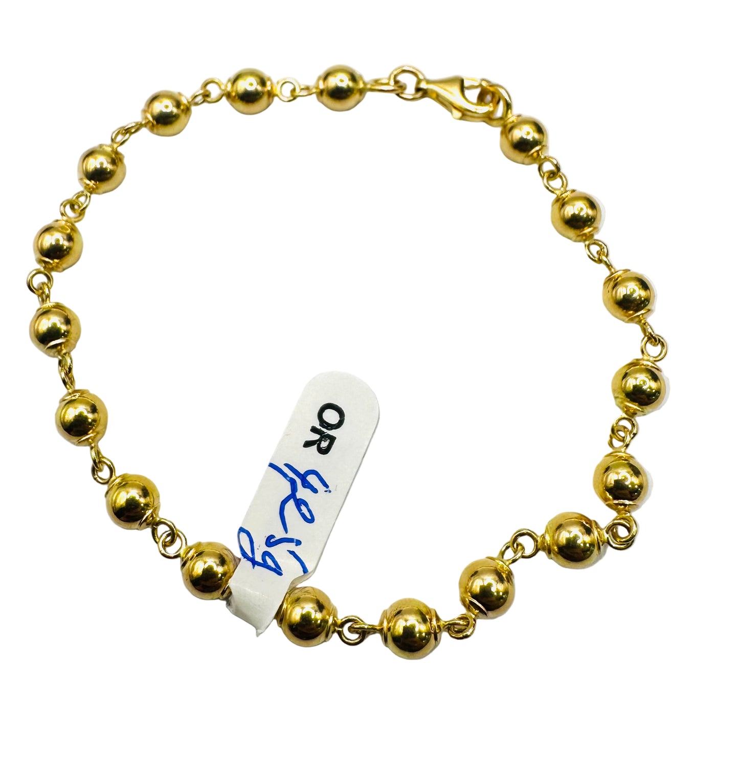 Bracelet perles de Marseille Or 750/1000