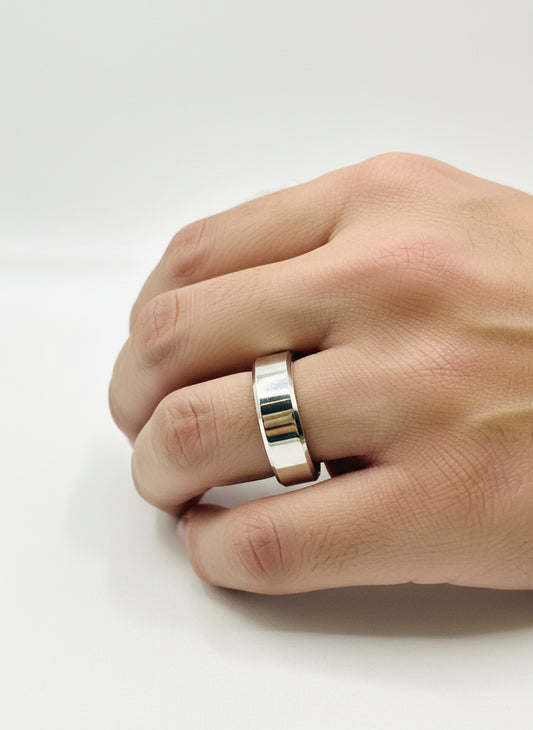 ALLIANCE HOMME EN ARGENT 925