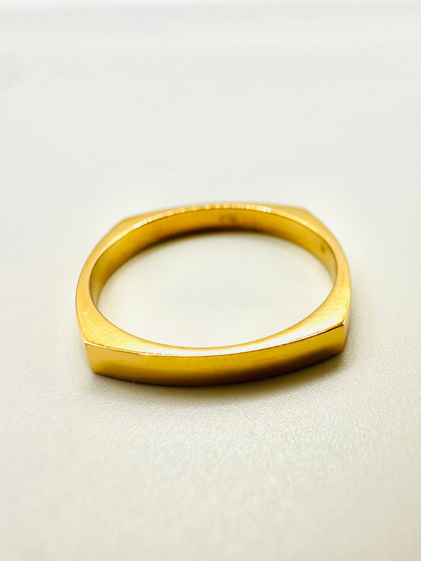 ALLIANCE MIXTE Originale Carrée, Or Jaune 750/1000