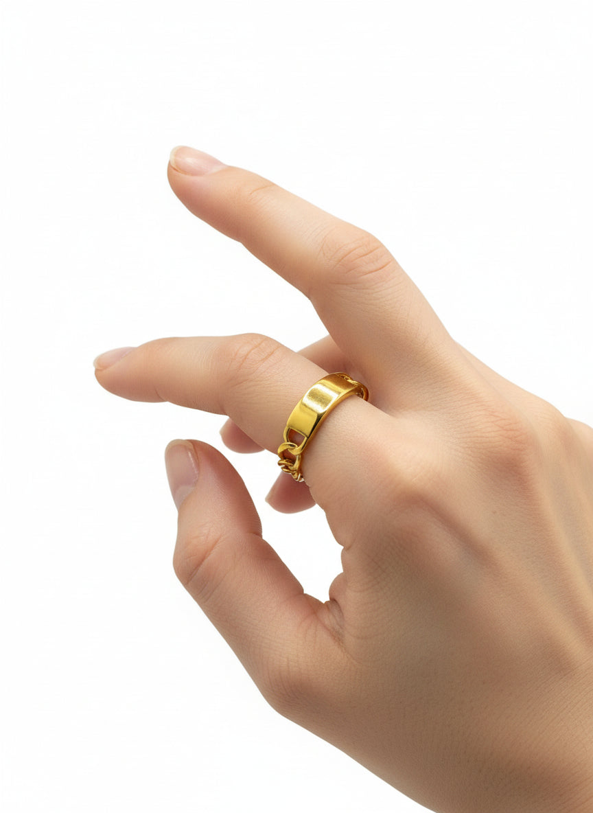 Bague en Or Jaune 18 Carats