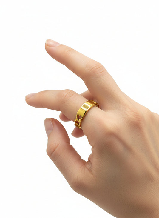 Bague en Or Jaune 18 Carats