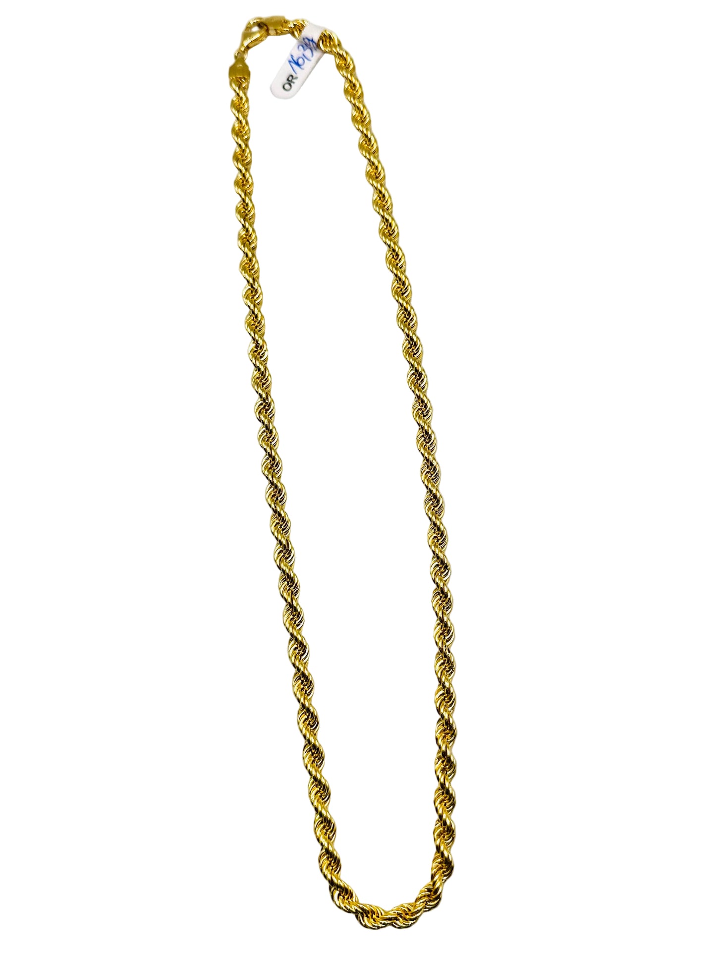 Chaîne maille torsadée Or 750/1000