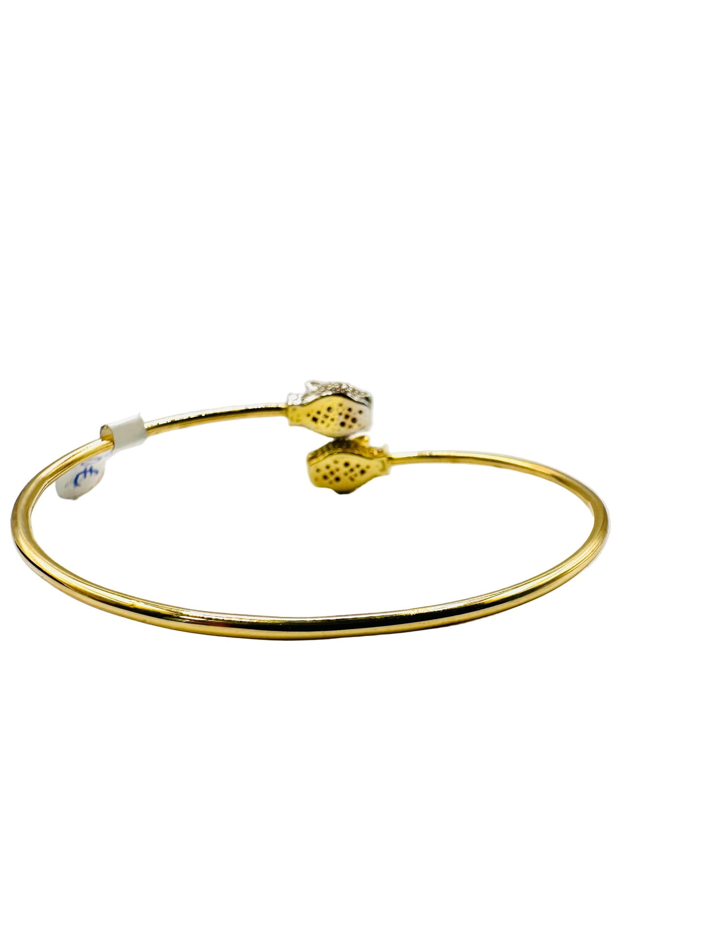 Bracelet double tête de panthère 🐆 en or 18 carats