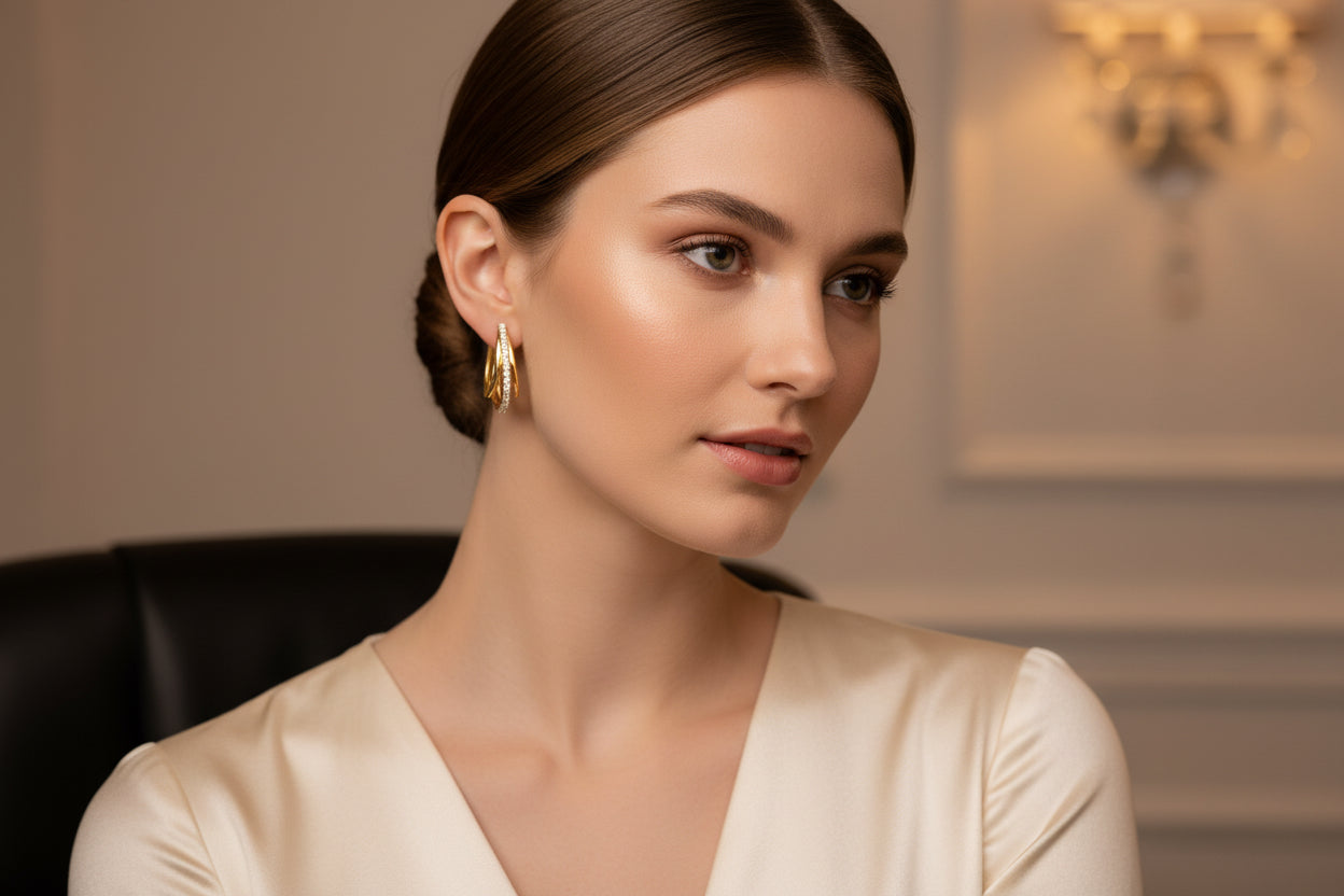 Boucles d’oreilles en or 750/1000