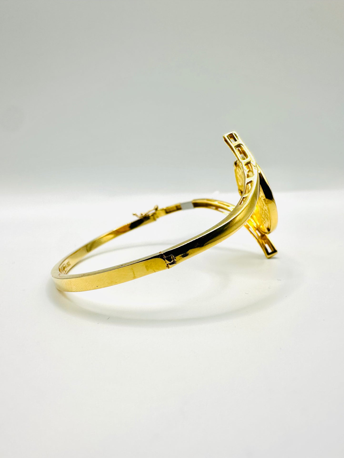 Bracelet porte-pièce « Napoléon »Or 18K & Pièce 20 Francs Or 21,6K