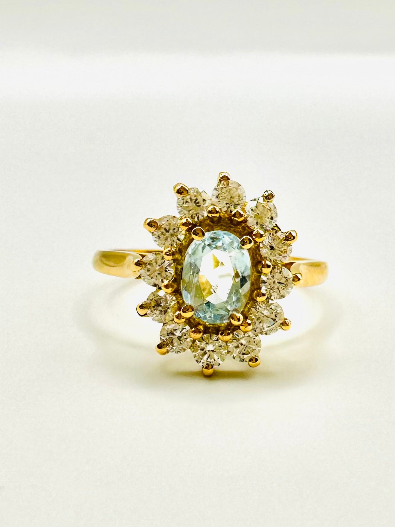 Bague Marguerite En Or Jaune 18 Carats