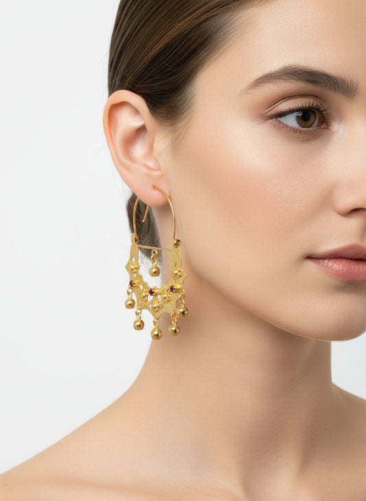 Boucles d’oreilles savoyarde