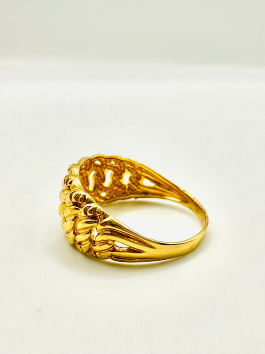 Bague Maille Américaine Or 750/1000
