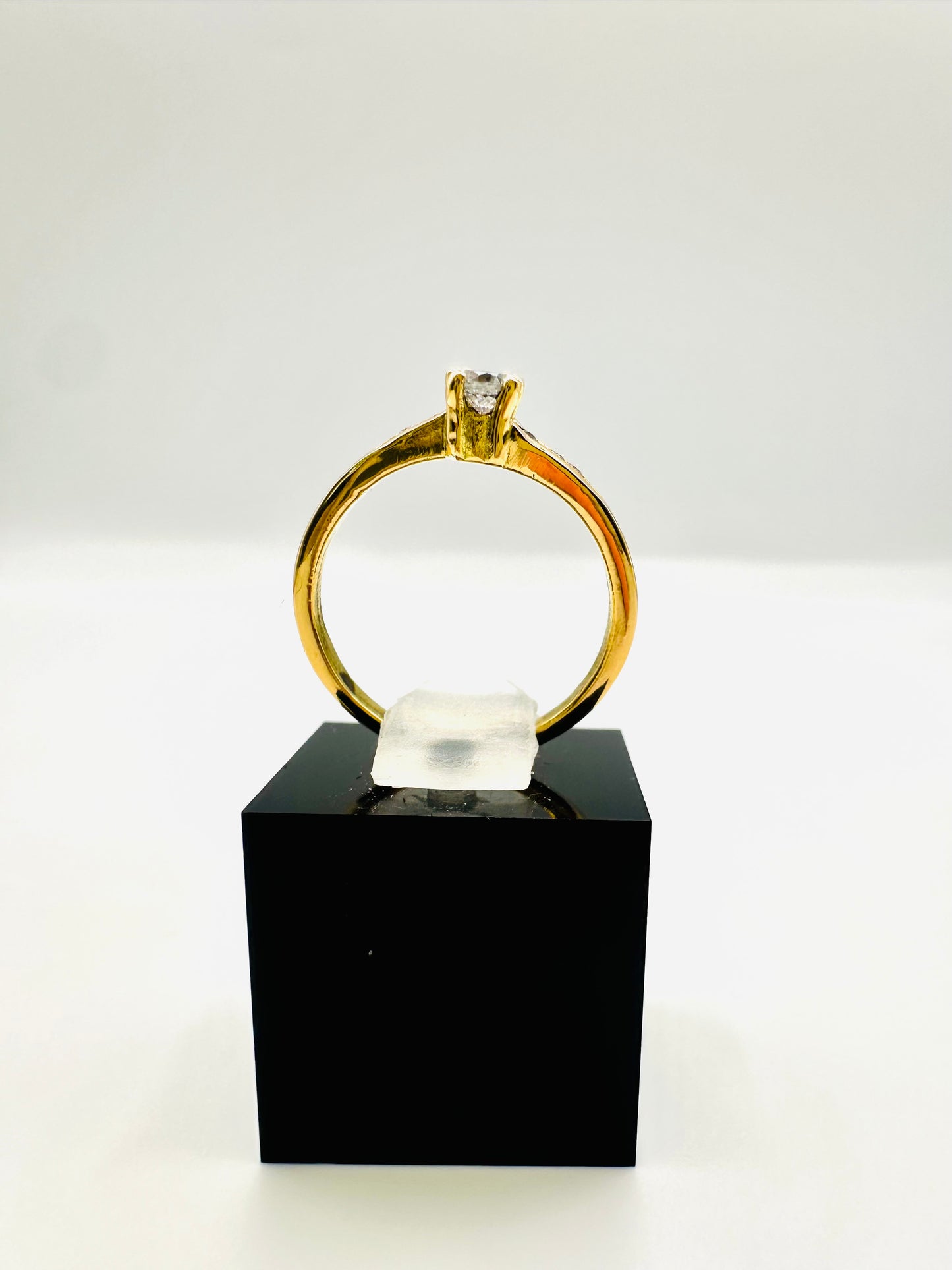 Alliance “Toi et Moi” en Or Jaune 18 Carats
