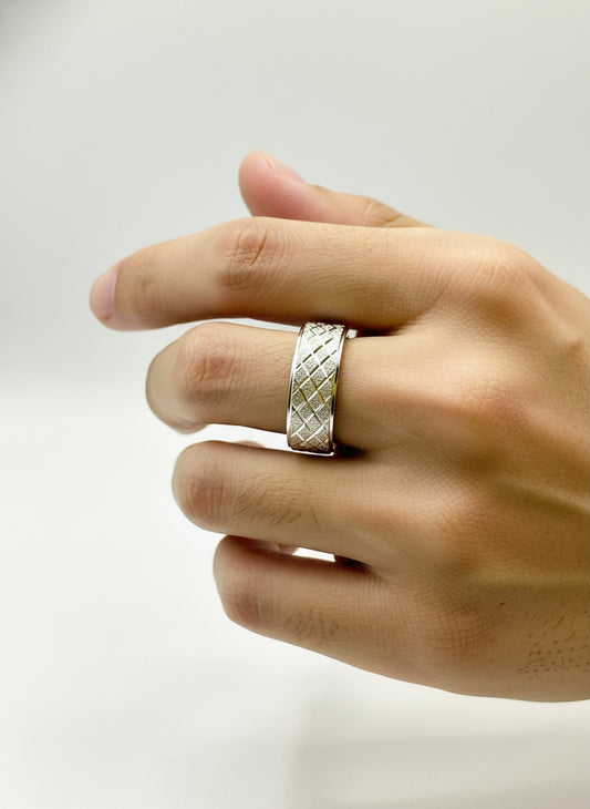 ALLIANCE HOMME EN ARGENT 925