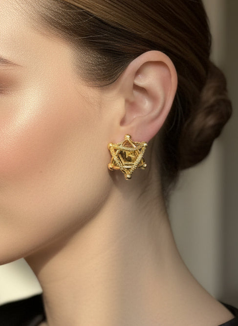 Boucles D’oreilles Cyclones Or 750/1000