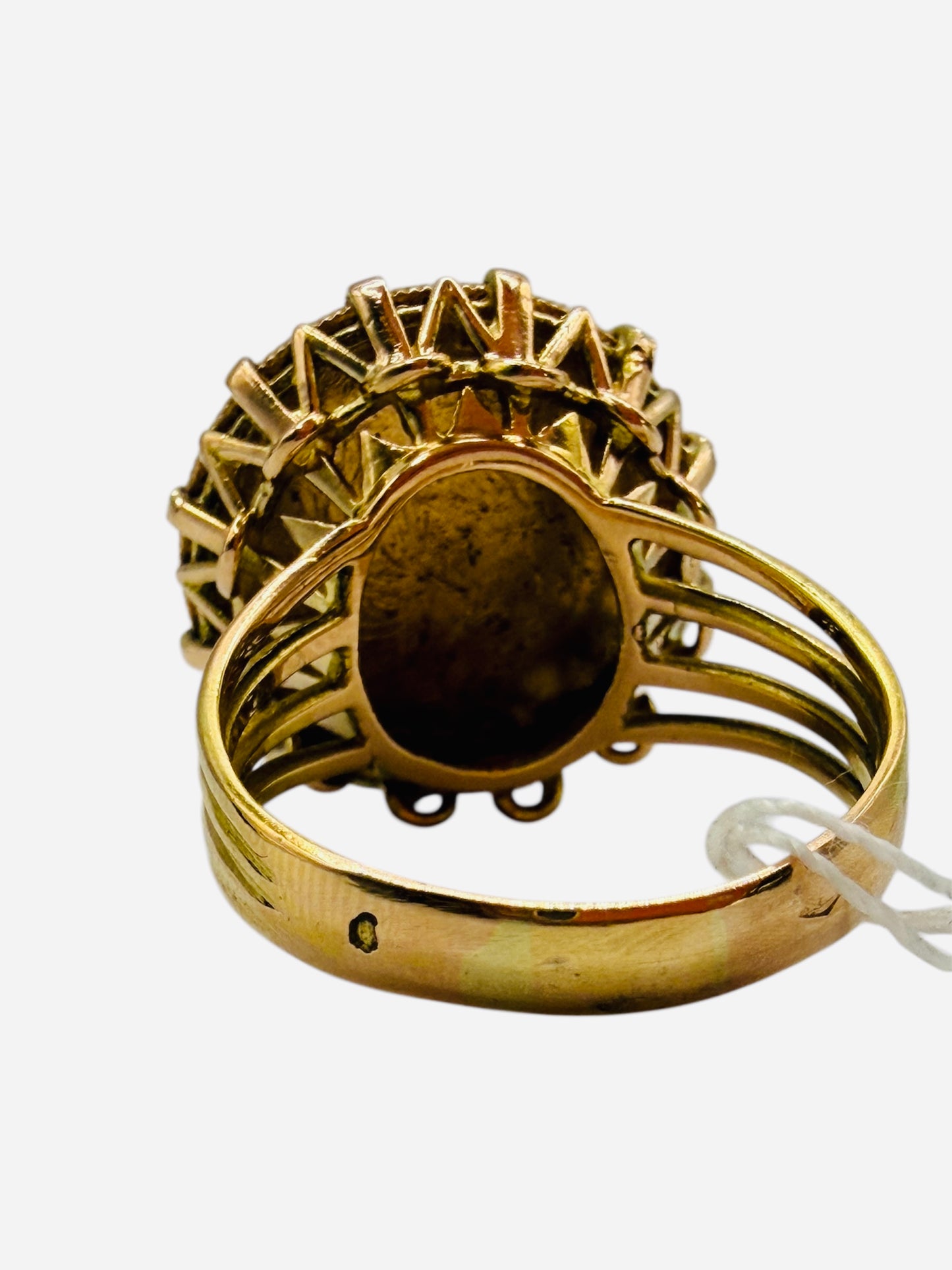 Bague porte pièce Marianne 10 francs 21,6&18 carats