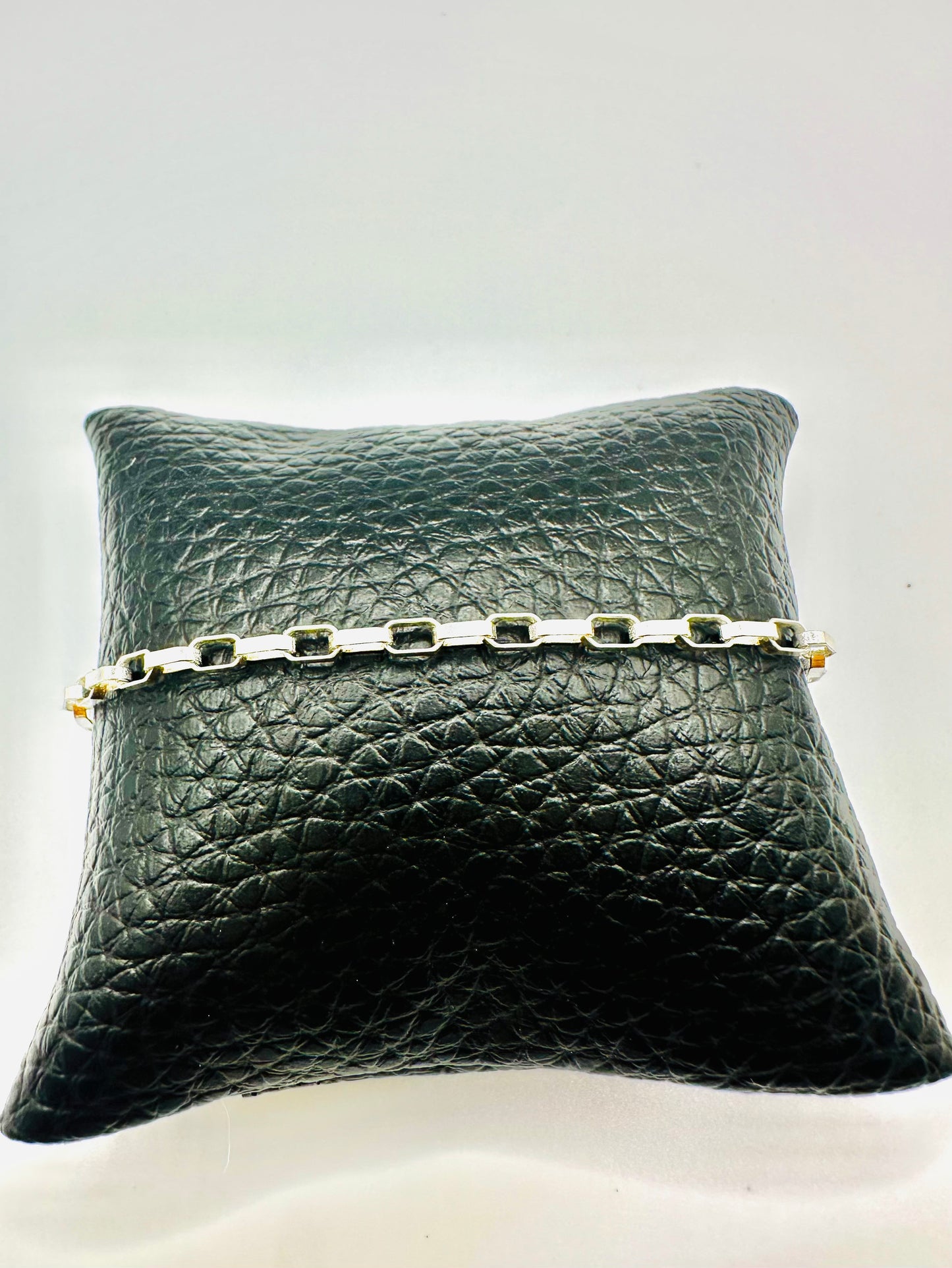 Bracelet homme en argent 925 rectangulaire