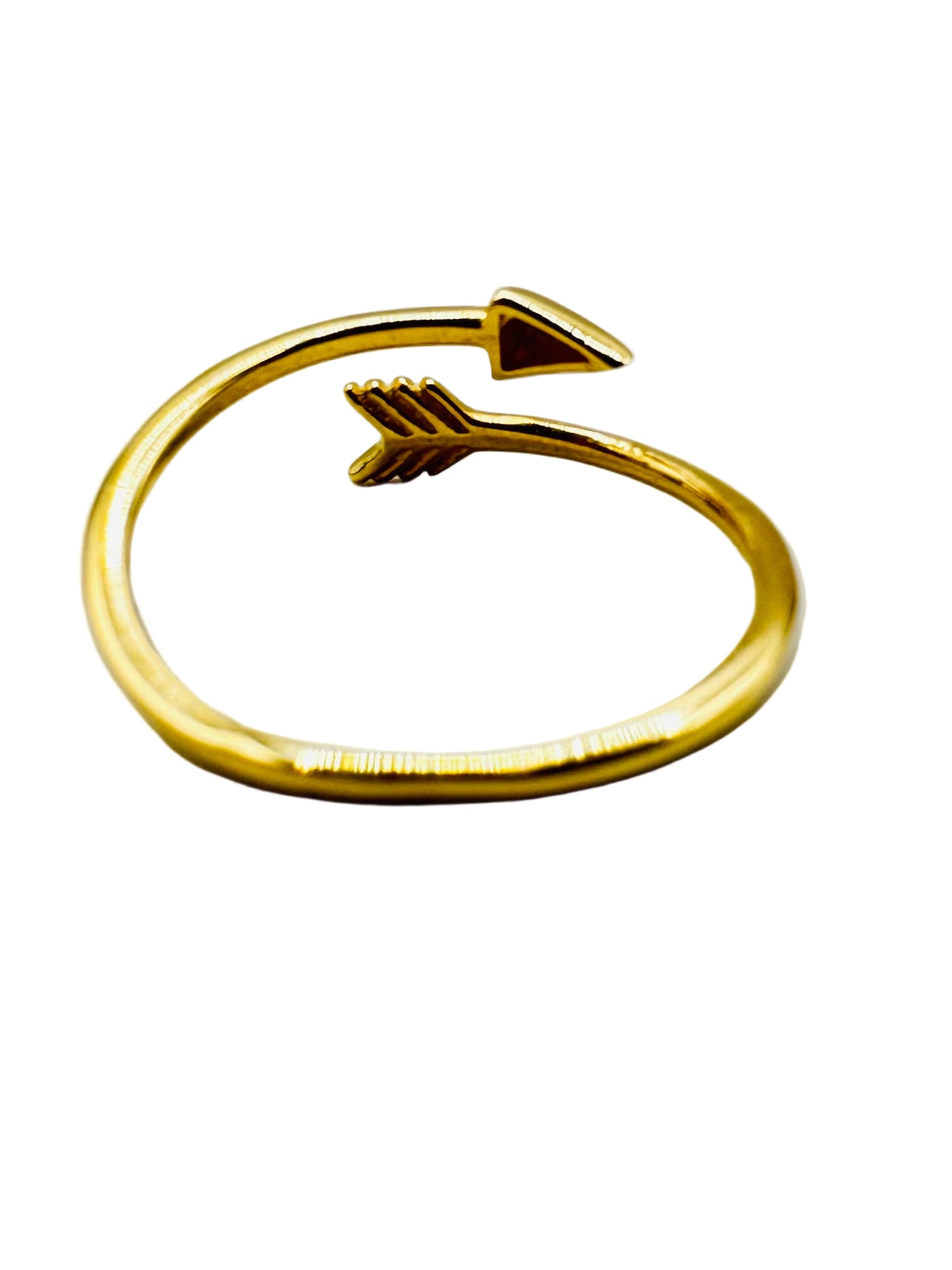 Bague Flèche Ajustable en Or Jaune 18 Carats