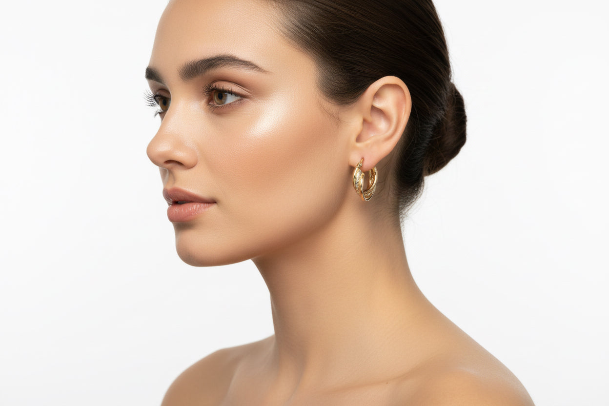 Boucles d’oreilles en or 18 carats