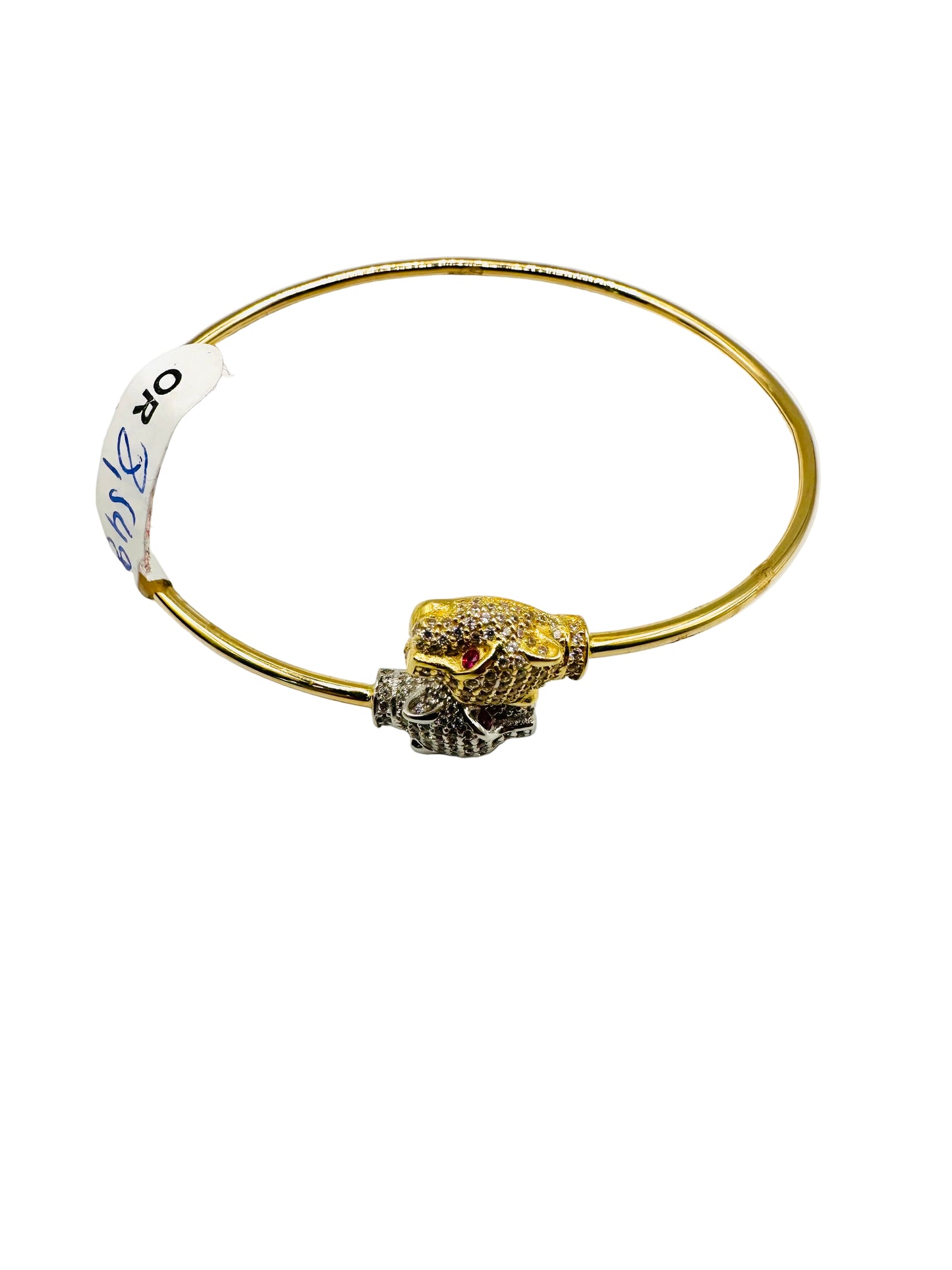 Bracelet double tête de panthère 🐆 en or 18 carats