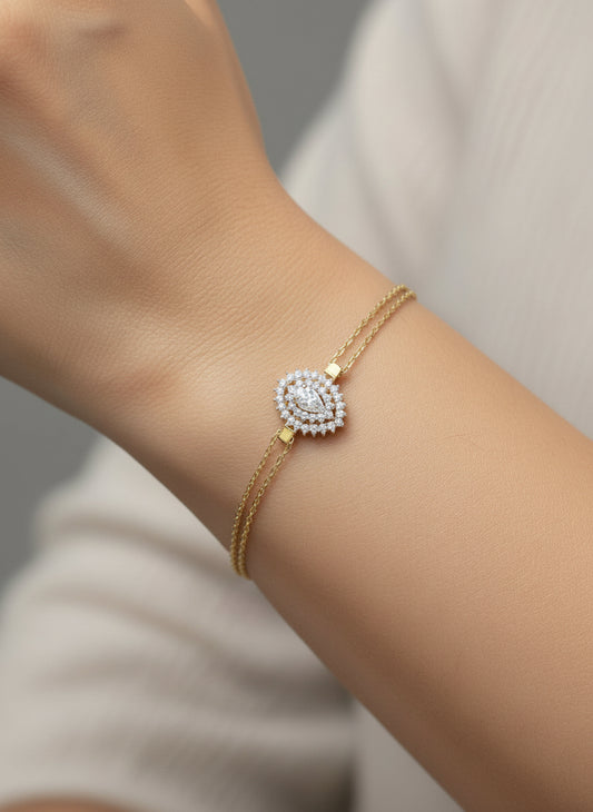 Bracelet Raffiné en Or 750/1000