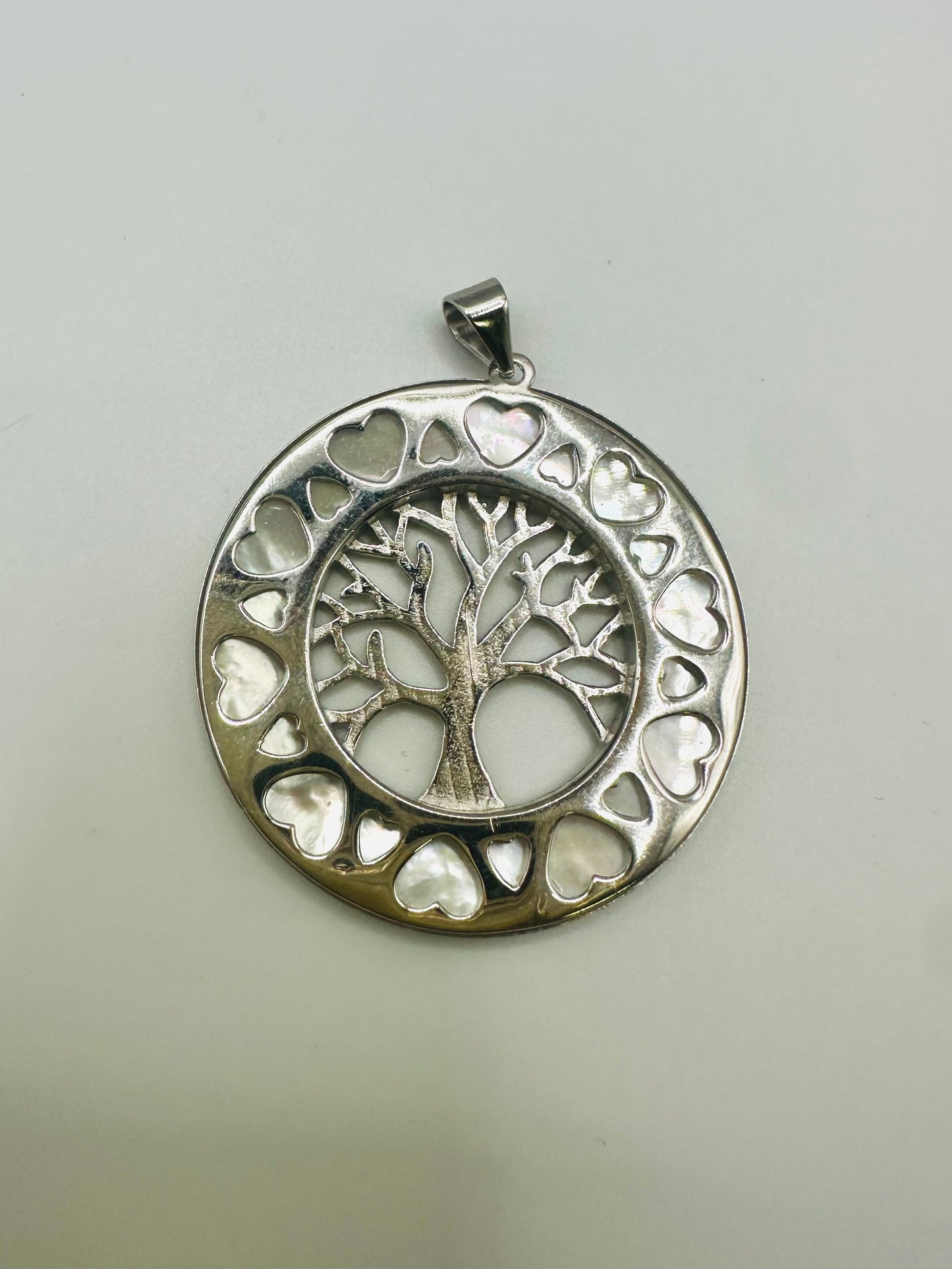 Pendentif en Argent 925 ~ Arbre De Noah