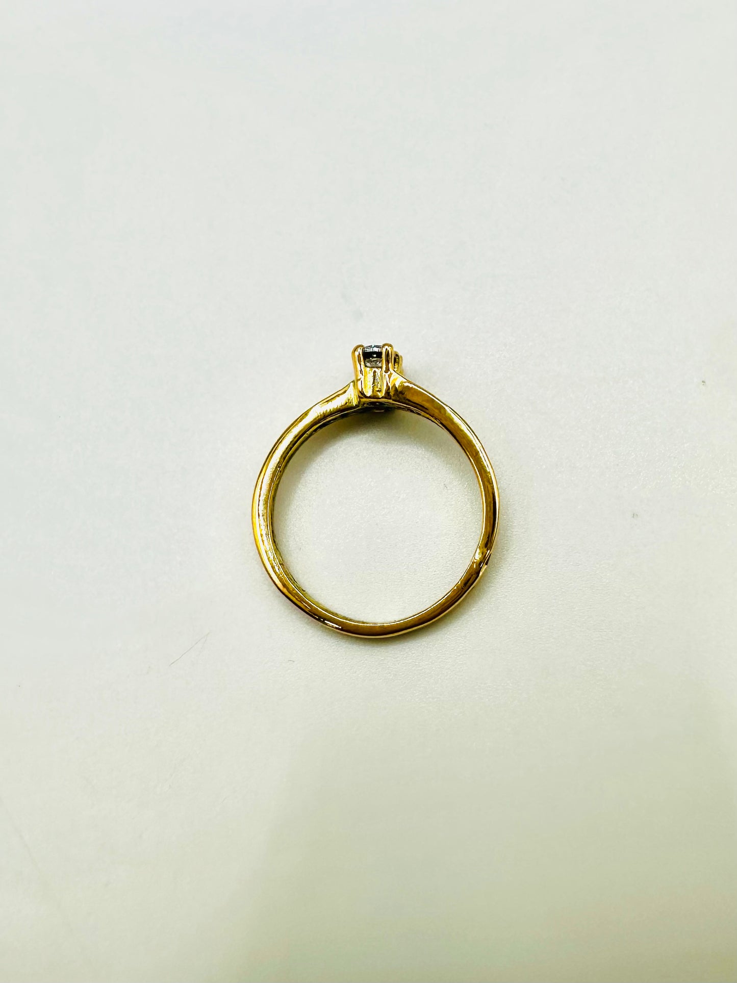 Alliance “Toi et Moi” en Or Jaune 18 Carats
