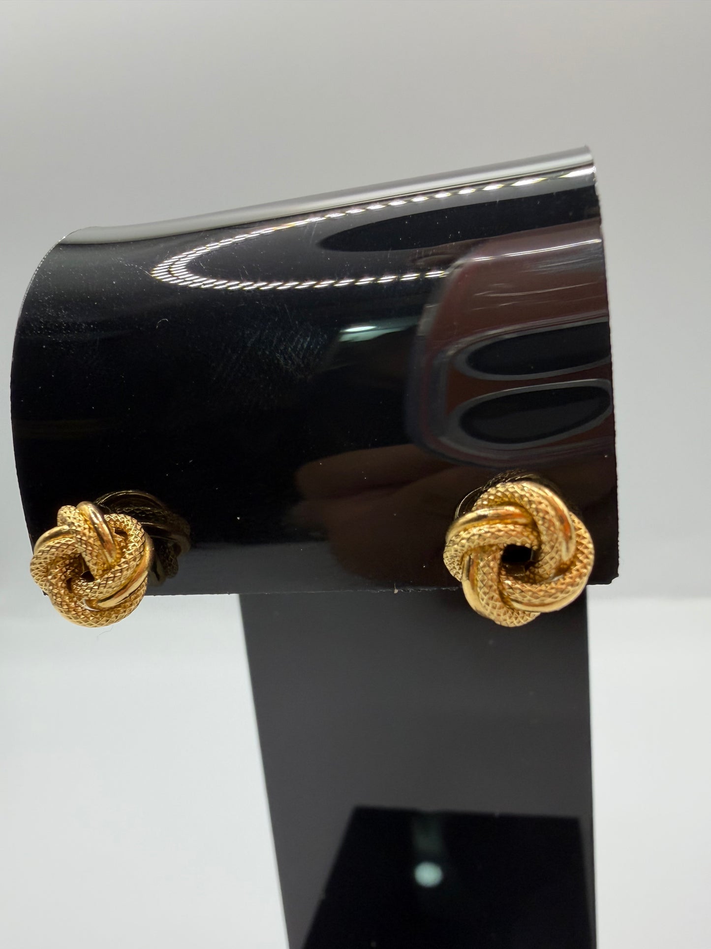 Boucles d’Oreilles Nœud d’Amour Algérien 🎗️Or 750/1000