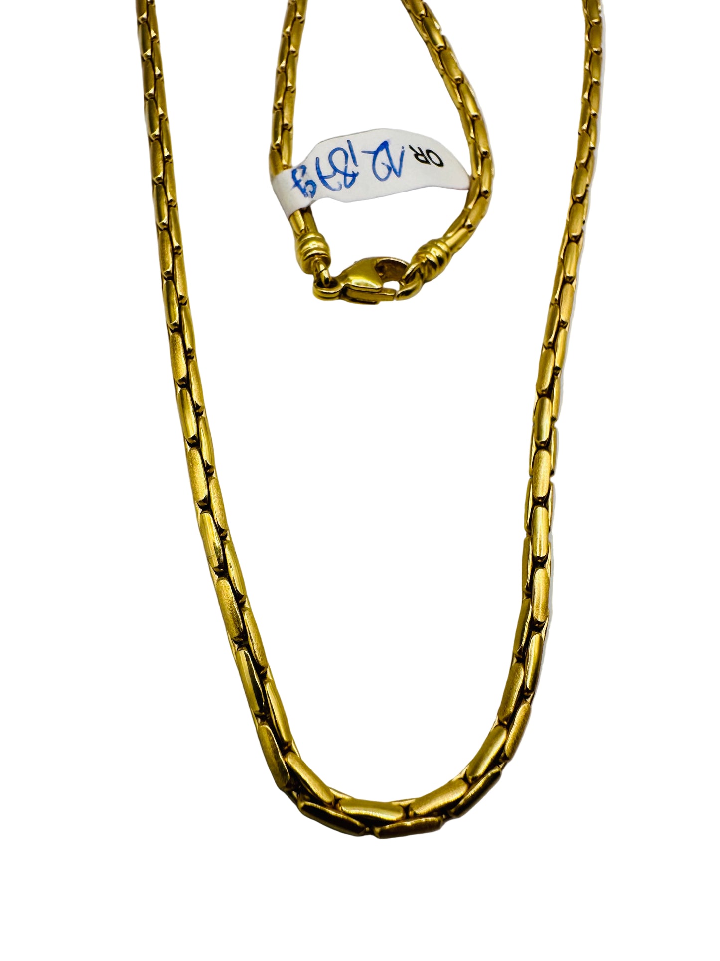 Chaîne en or jaune 18 carats