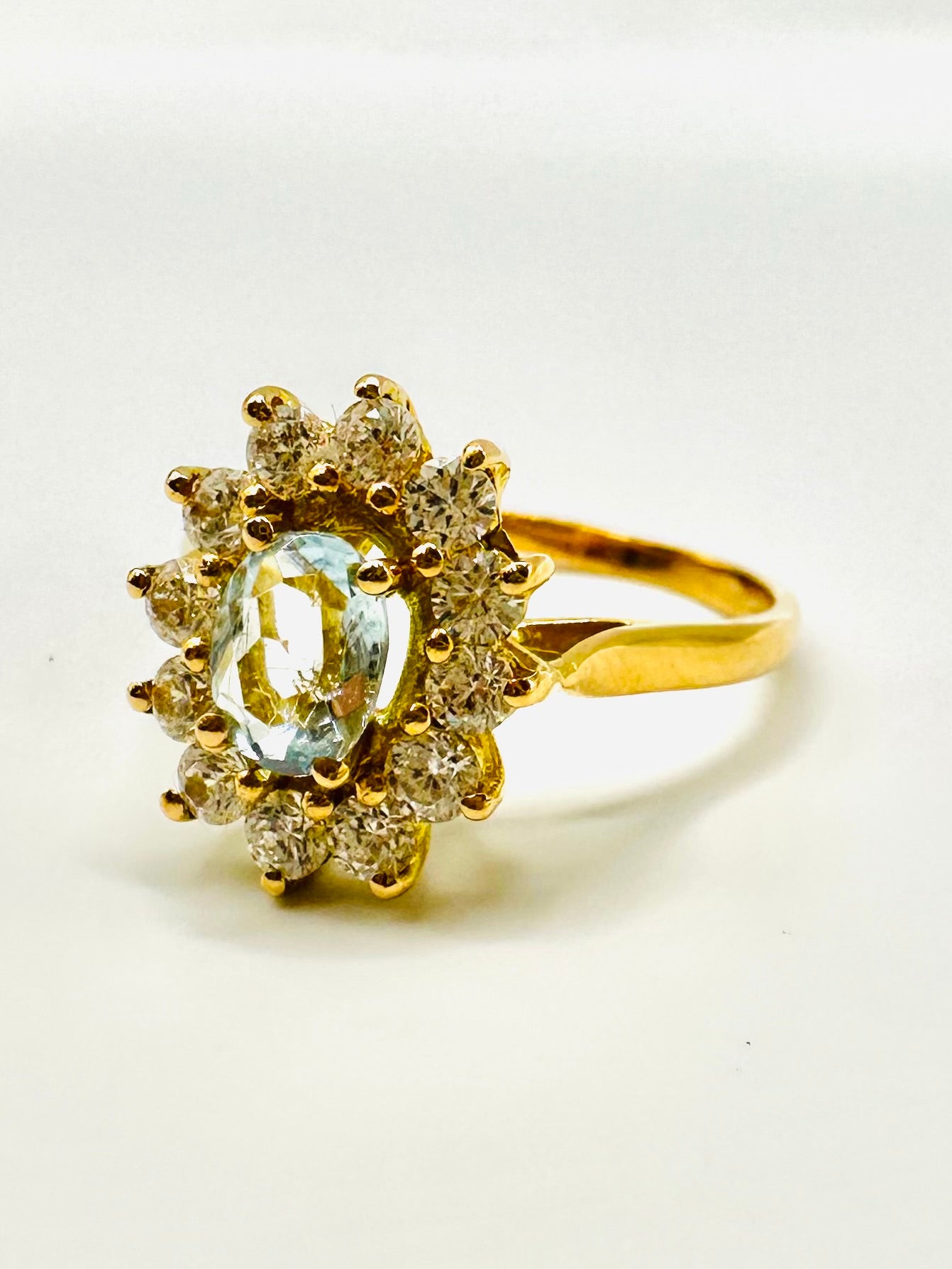 Bague Marguerite En Or Jaune 18 Carats