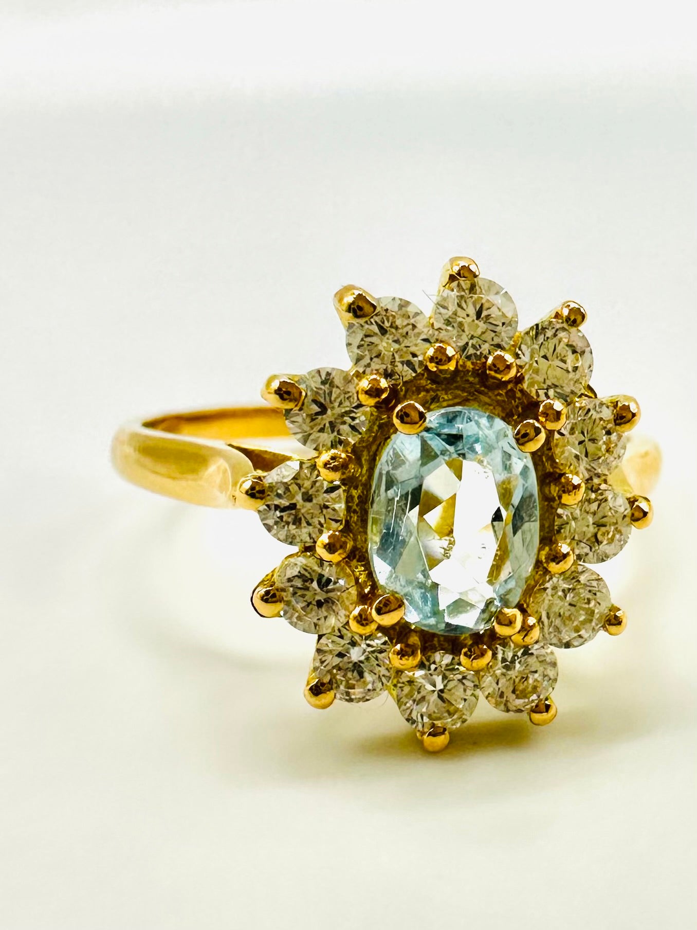 Bague Marguerite En Or Jaune 18 Carats