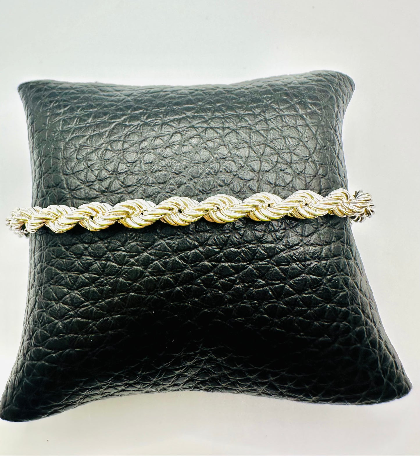 Bracelets homme en argent 925 corda torsadée