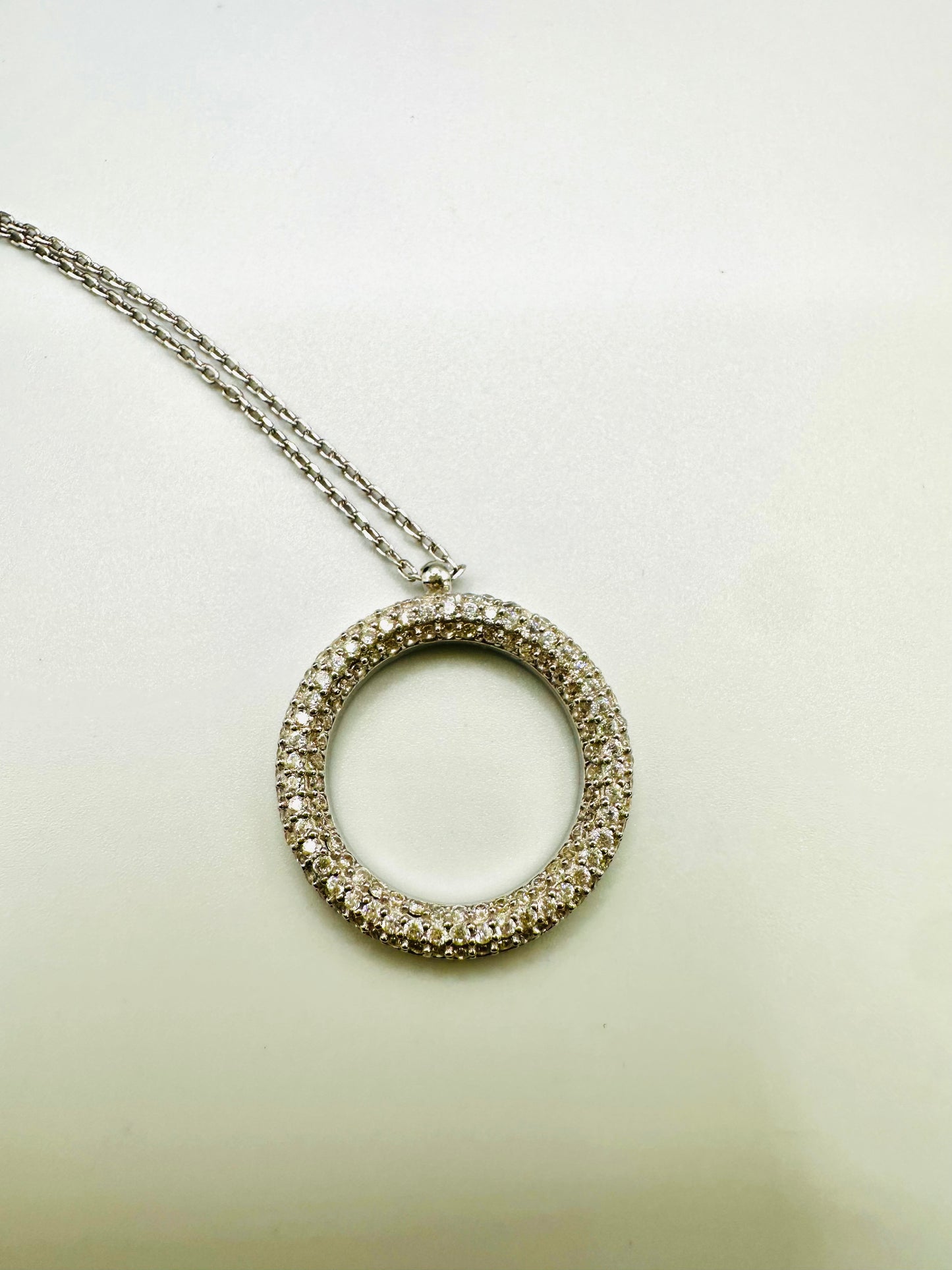 Chaîne en argent 925 avec pendentif “Rond”