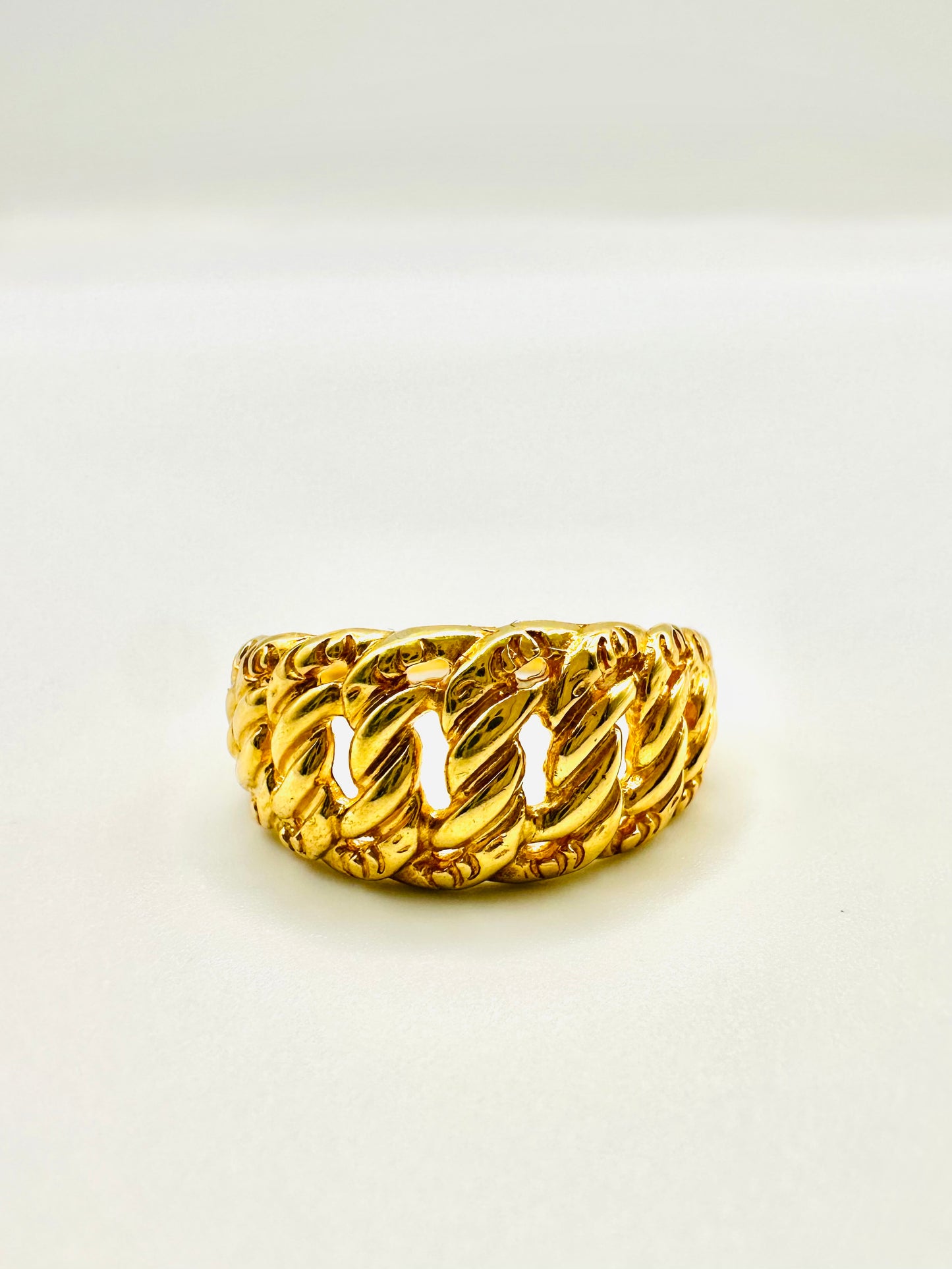 Bague Maille Américaine Or 750/1000