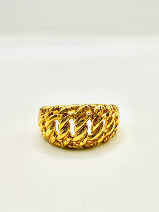 Bague Maille Américaine Or 750/1000