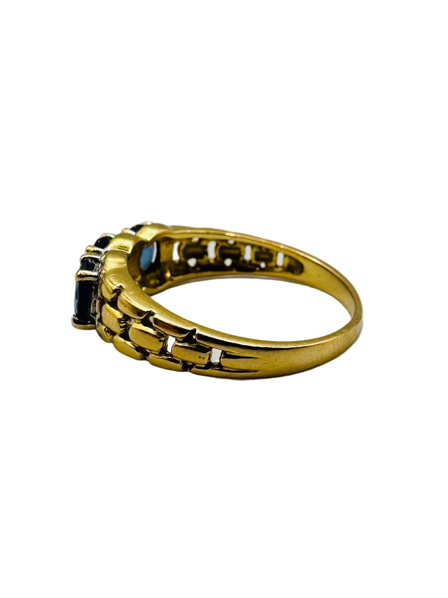 Bague Saphir Or 750/1000