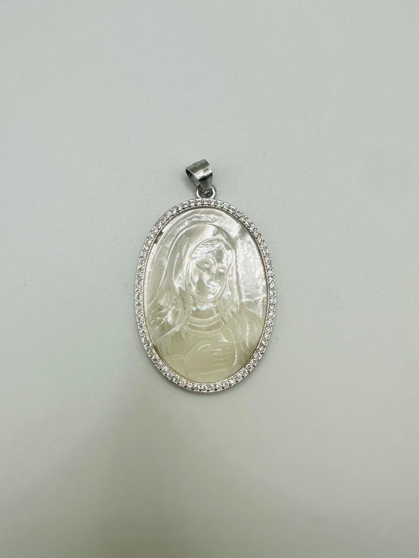 Pendentif En Argent 925 ~ La Vierge
