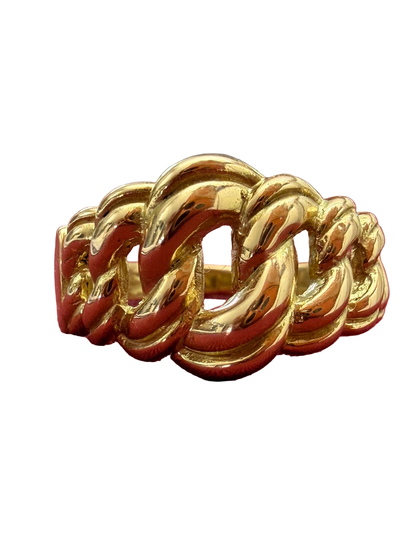 Bague Américaine pleine Or 750/1000
