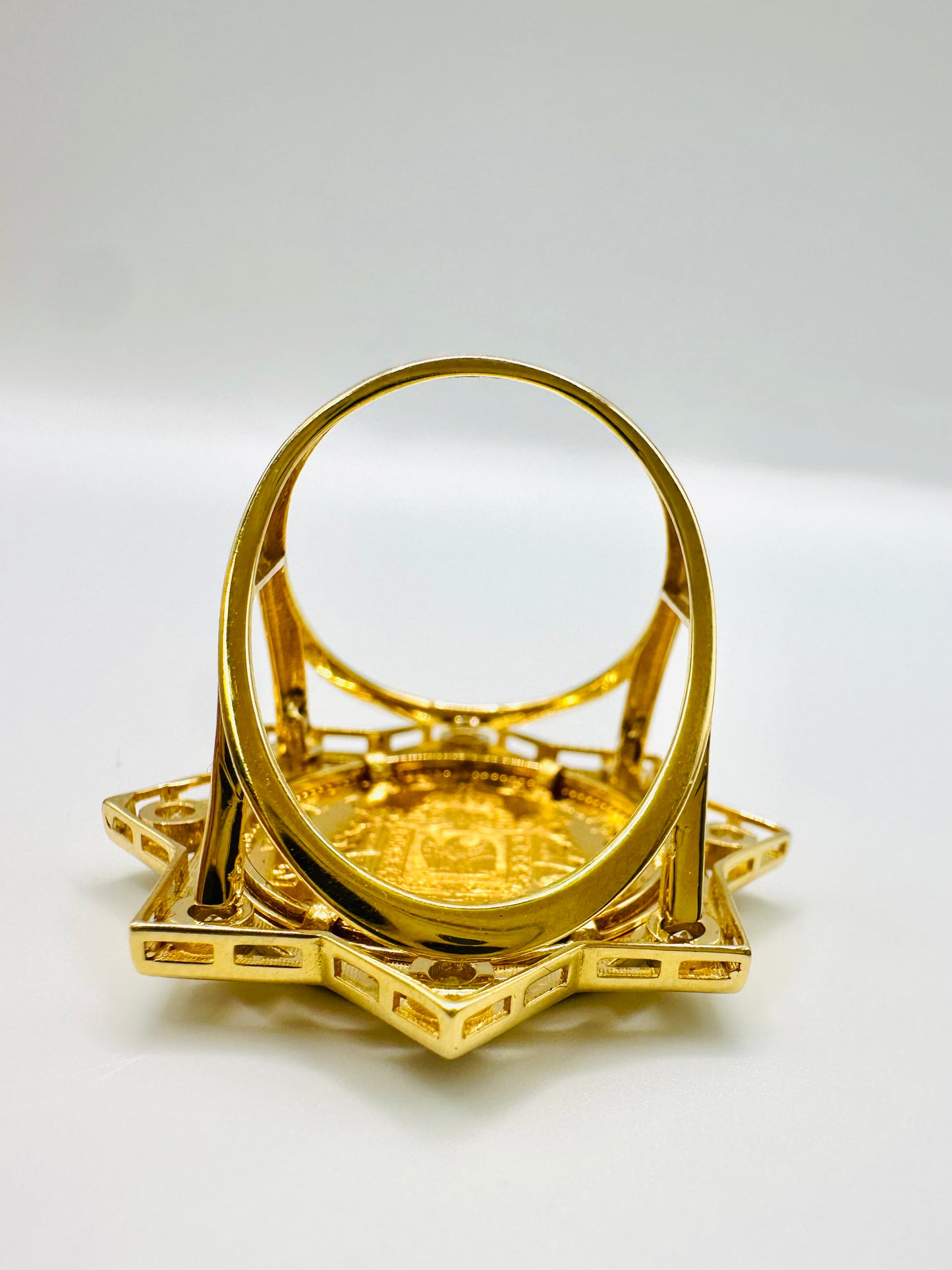 Bague Porte-Pièce “Napoléon Empire” – Or 18 et 21 carats
