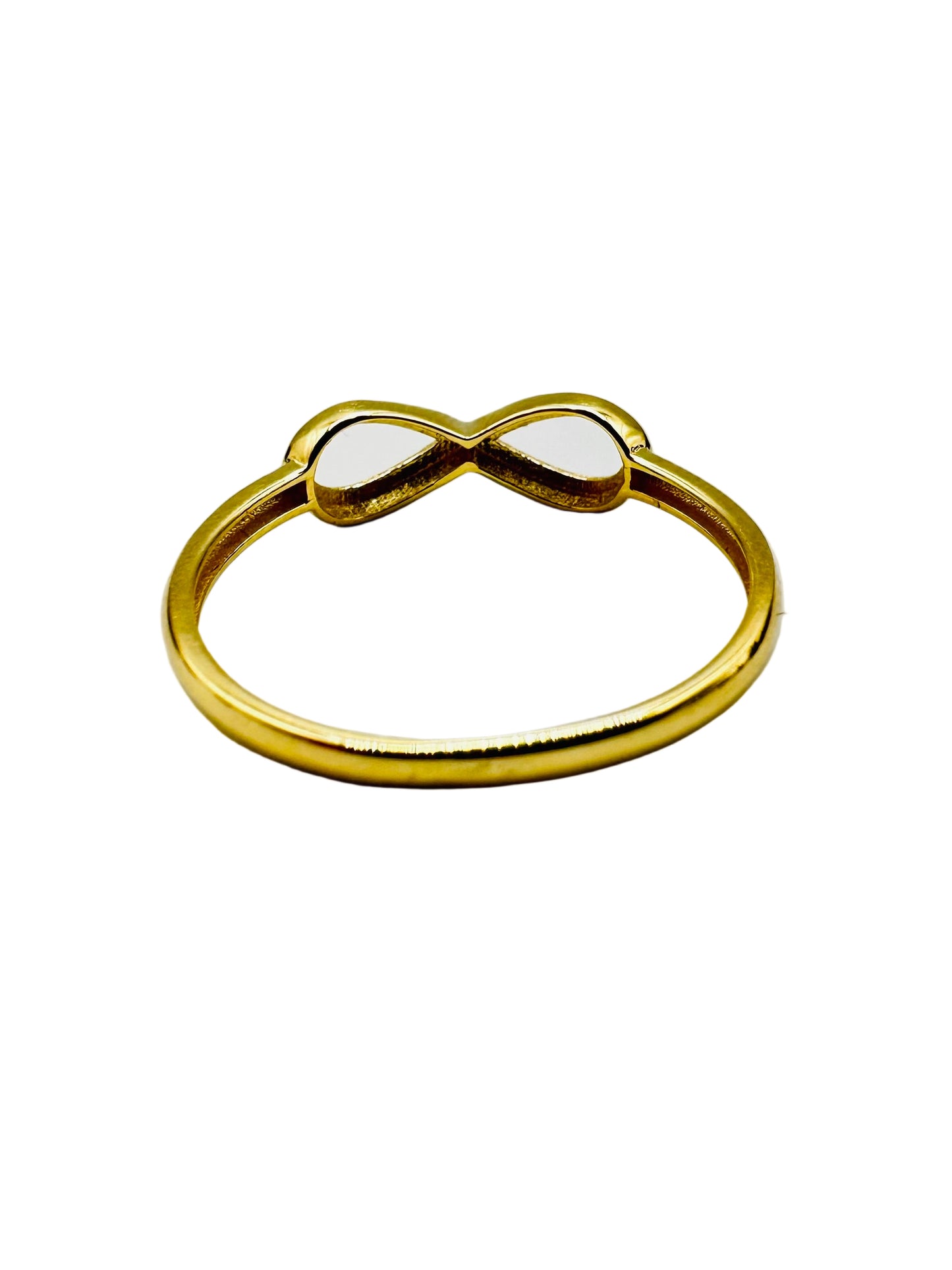 Bague Infinity en Or Jaune 18 Carats