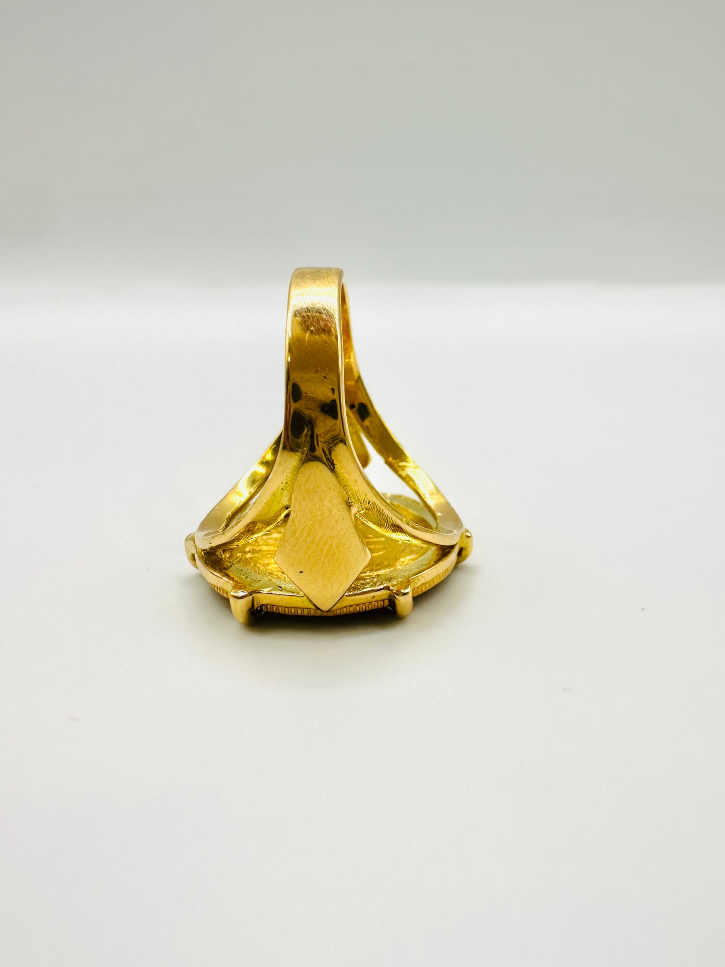 Bague Porte-Pièce “Napoléon 10 Francs” – Or 18 et 21 carats ~ 6 griffes