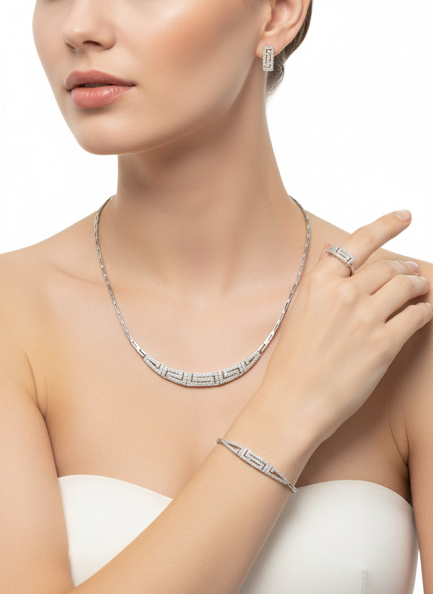 Parure Or blanc 750/1000