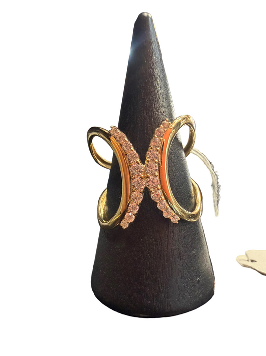 Bague élégante en or 750/1000