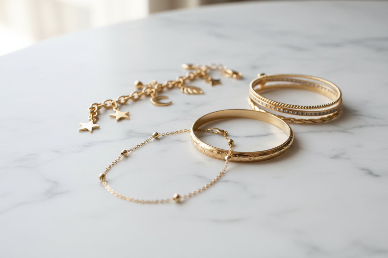 DES BRACELETS FEMMES EN OR POUR MON SITE 