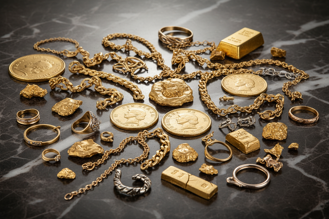 PHOTO DE L'OR CASSER TOUT TYPE D'OR